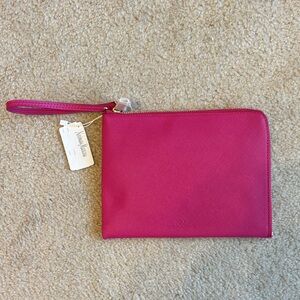 Neiman Marcus Vibrant Pink Wristlet